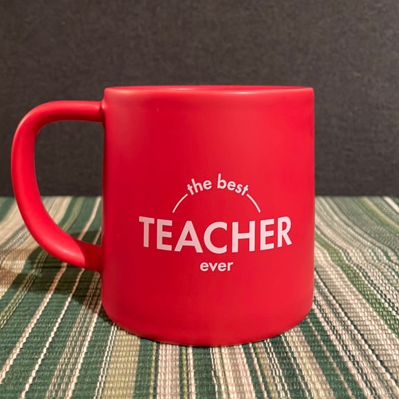 Indigo “Best Teacher Ever” mug. - Picture 1 of 3